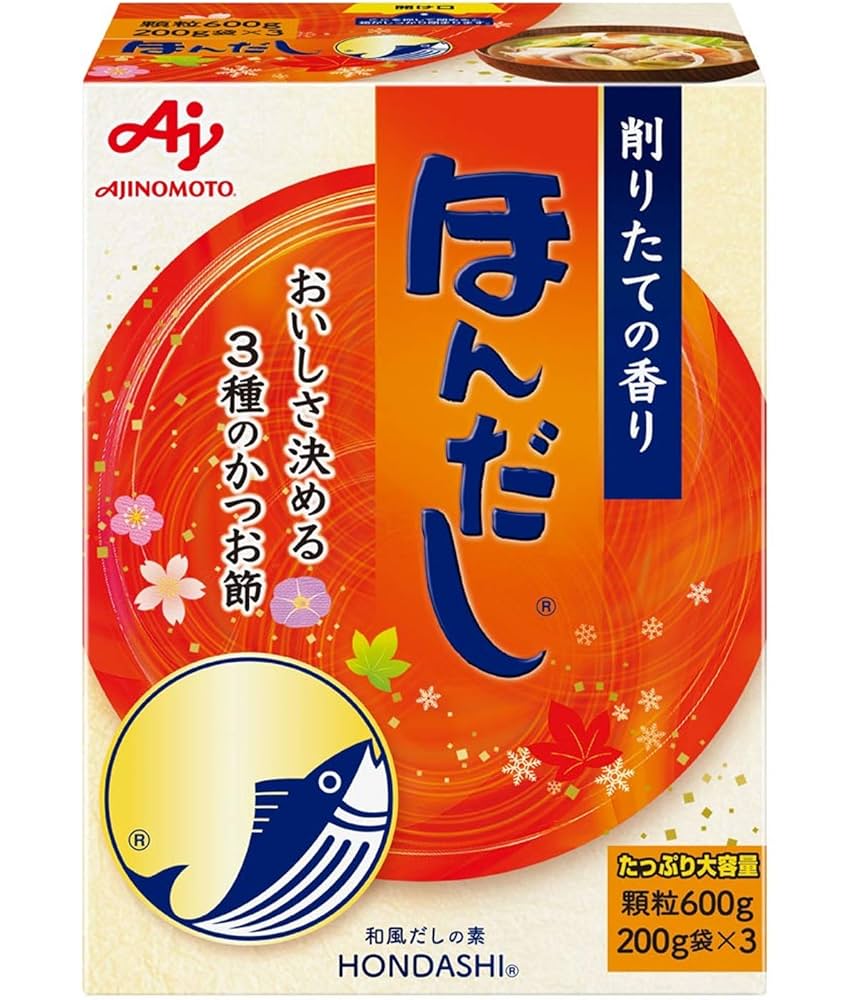 Amazon.co.jp: 味の素 ほんだし 600g箱 鰹だし 顆粒 出汁 だしの